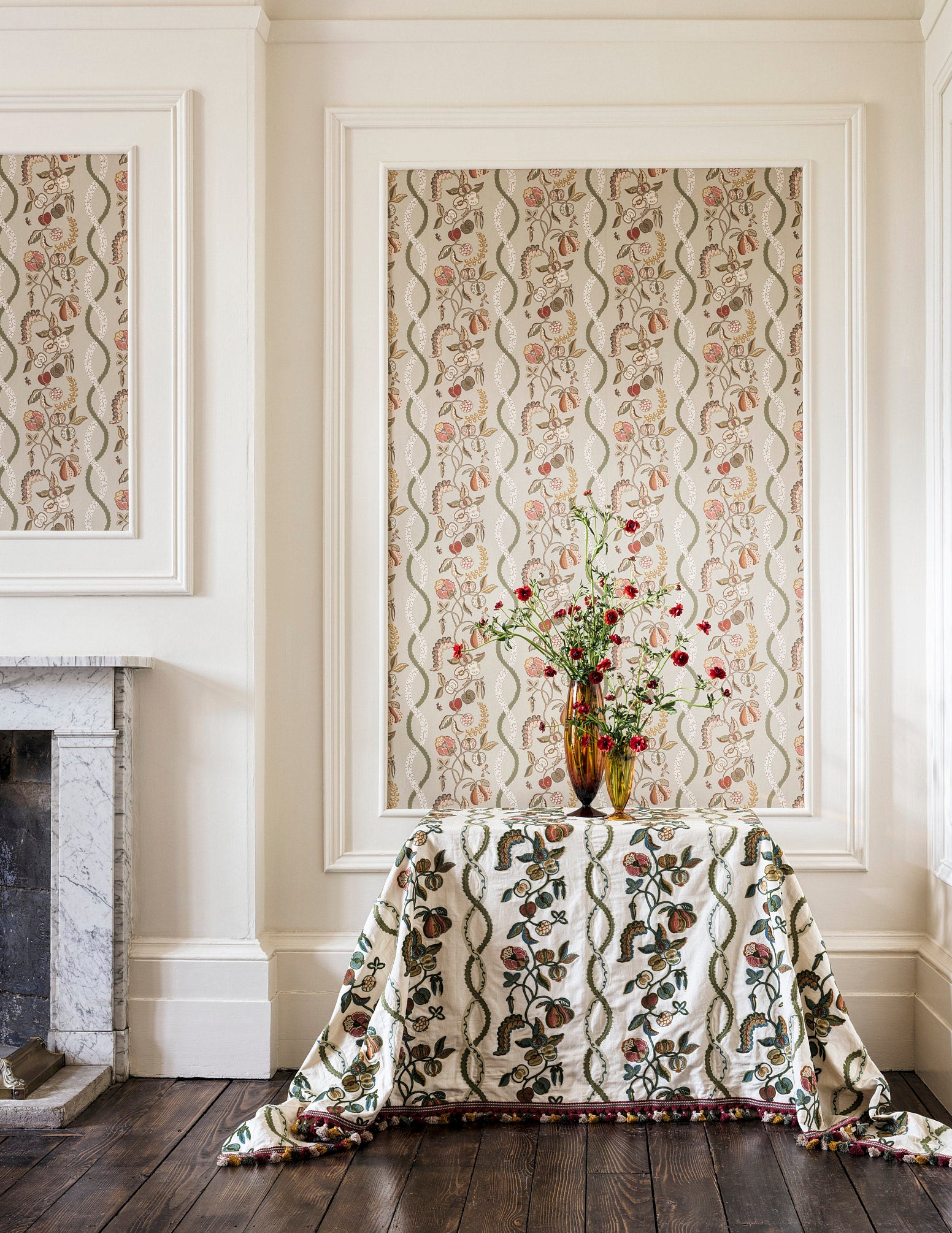 Sanderson - Kitchen Garden Olive & Russet