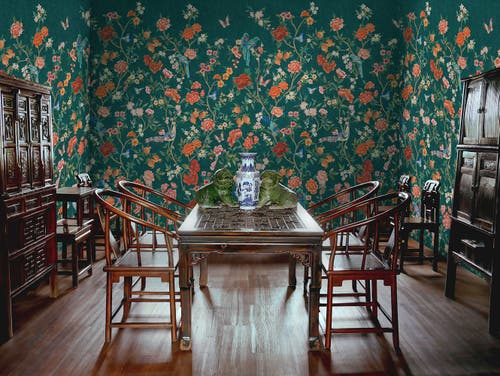 Intrade - Imperial Gardens teal