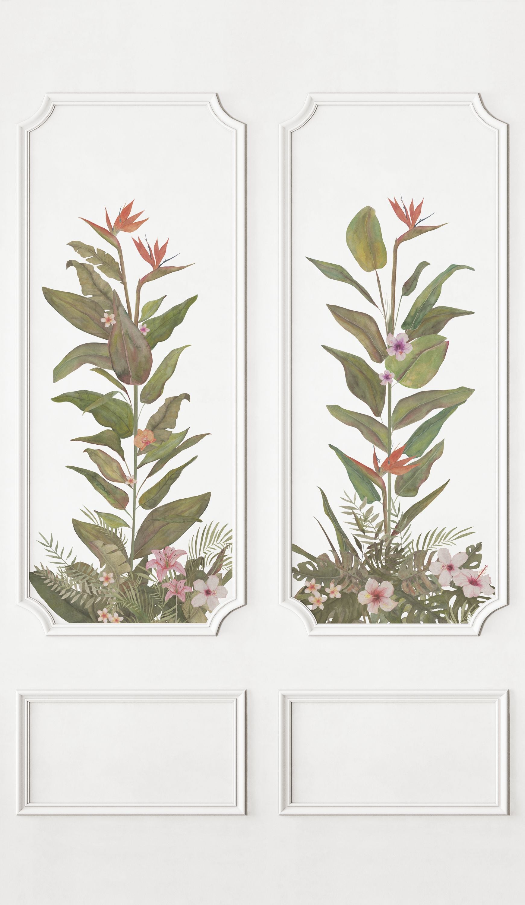Casadeco - Eclat Tropical Vert Feuille