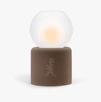 Värmeljuslykta Globe Brun