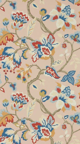 Sanderson - Amanpuri Salmon/Dove Blue Sanderson One Sixty Wallp