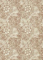 Marigold Chocolate/Cream Queen Square Wallpapers