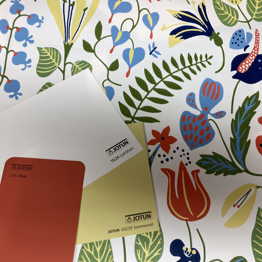 Tapet o Kulor Herbarium SL Borastapeter Storsaljare .jpg