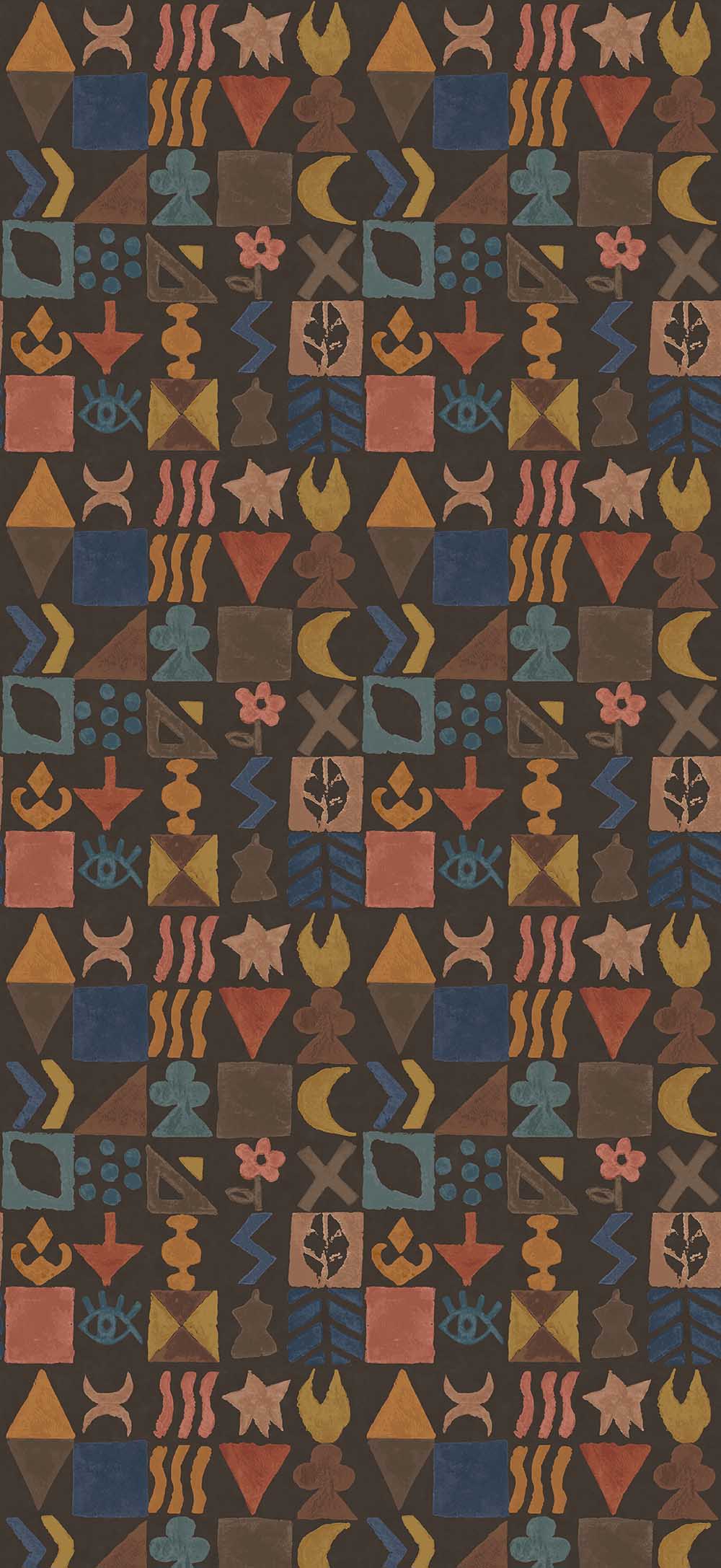 GP&J Baker - Baker X Kit Kemp Potato Print Chocolate BW45139.2.0