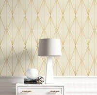 Peel & Stick Geo Diamond Goldenrod NW55805