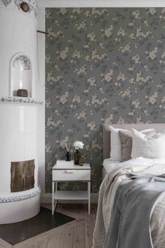 Duro - Karin, Mörkgrå Blommor&Blad