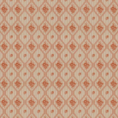 Lim & Handtryck - Blåklint - Kvist/röd K11-30