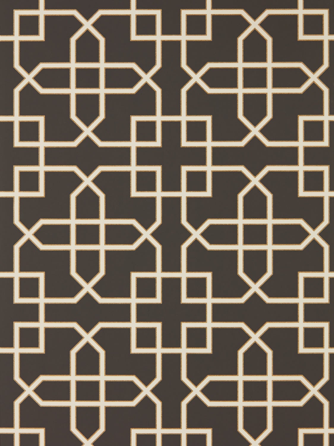 Sanderson - Hampton Trellis Charcoal Glasshouse Wallpapers