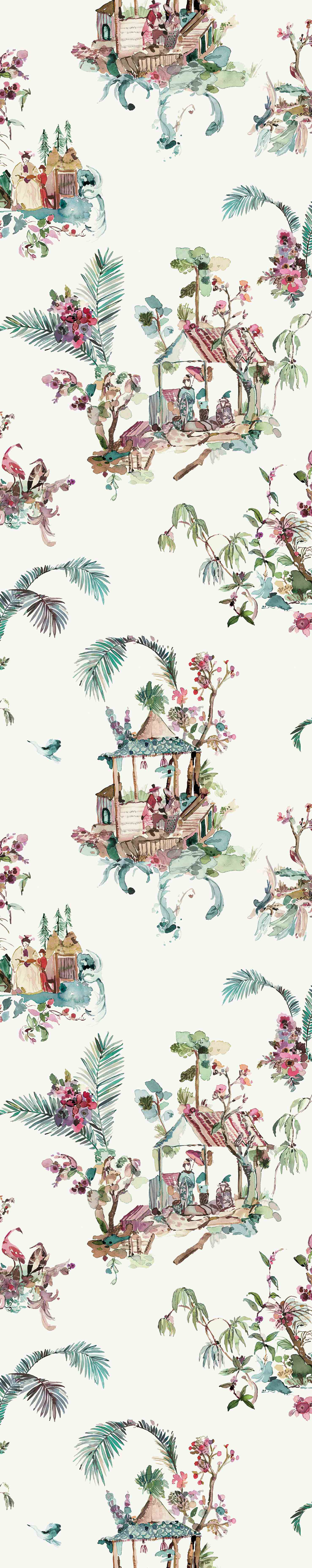 Nina Campbell - Toile Chinoise Teal