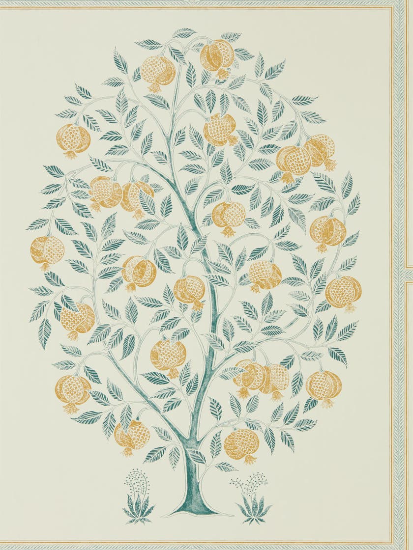 Anaar Tree English Grey/W Caspian Wallpapers