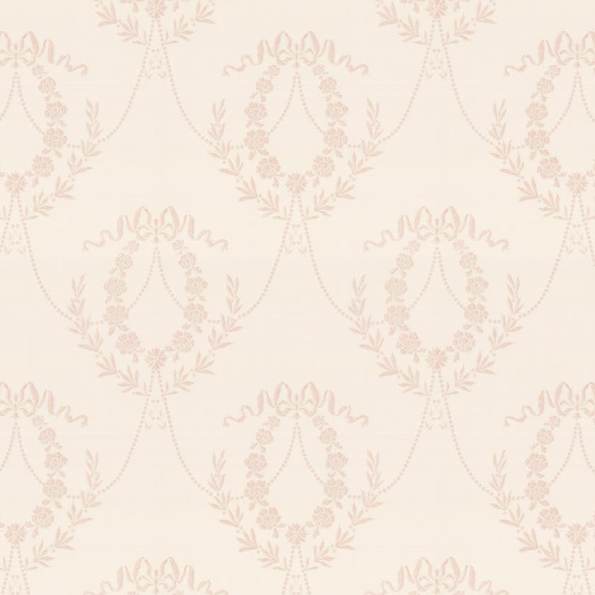 Lim & Handtryck - Hovkonditoriet - Vit/Ljusrosa x121-31