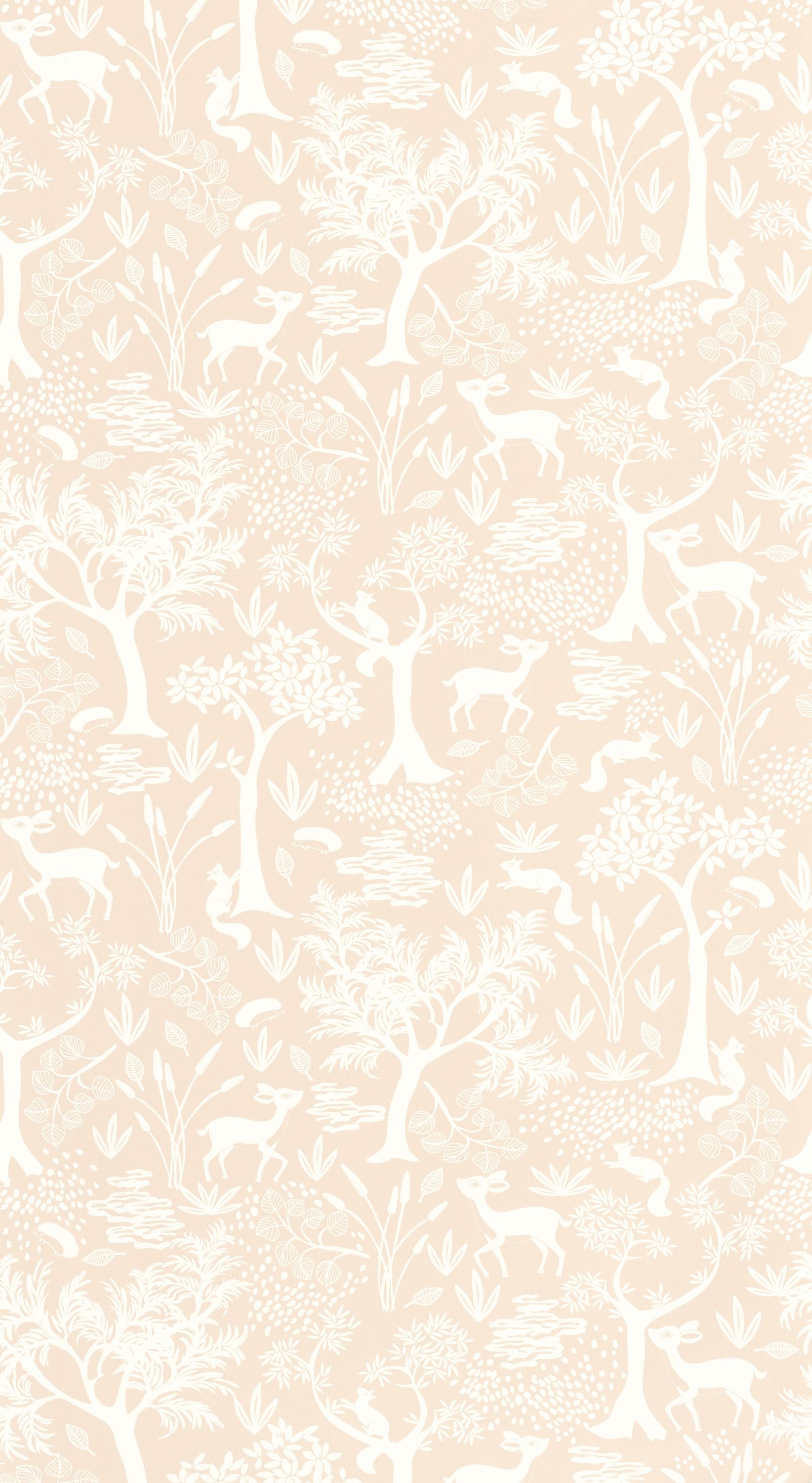 Casadeco - Poetic Forest Rose Nude Once Upon A Time