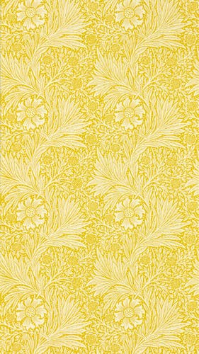 Morris & Co - Marigold Yellow Cornubia Wallpapers