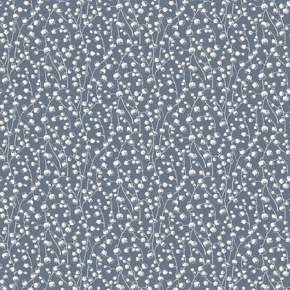 Casadeco - Lily Of The Valley Bleu N Flower Market