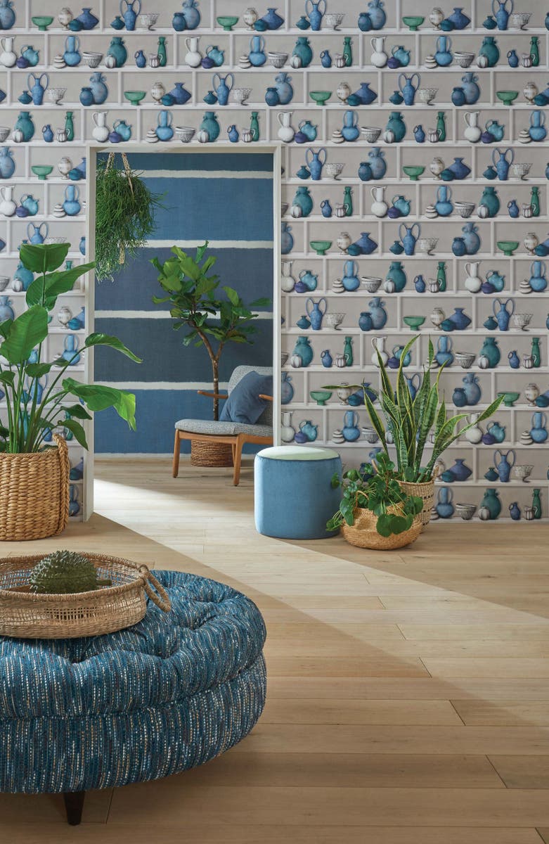 Osborne & Little - Raku Kanoko Raku Indigo/Ivory/