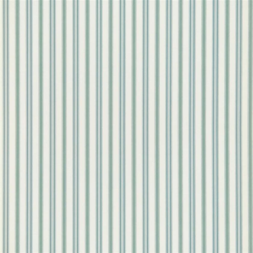 Basil Stripe Teal Blue