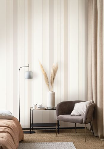 Casadeco - Rayures Beige Les Rayures