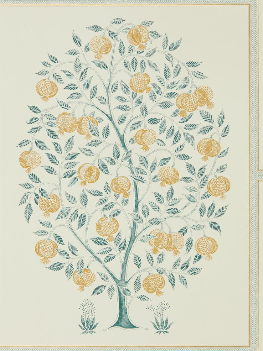 Sanderson - Anaar Tree English Grey/W Caspian Wallpapers