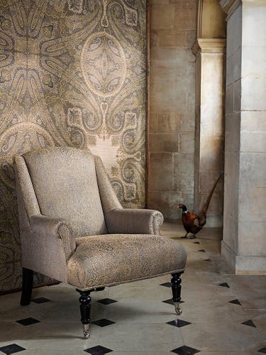 Zoffany - Elswick Paisley Blue Umbe Cotswolds Manor Wallpaper