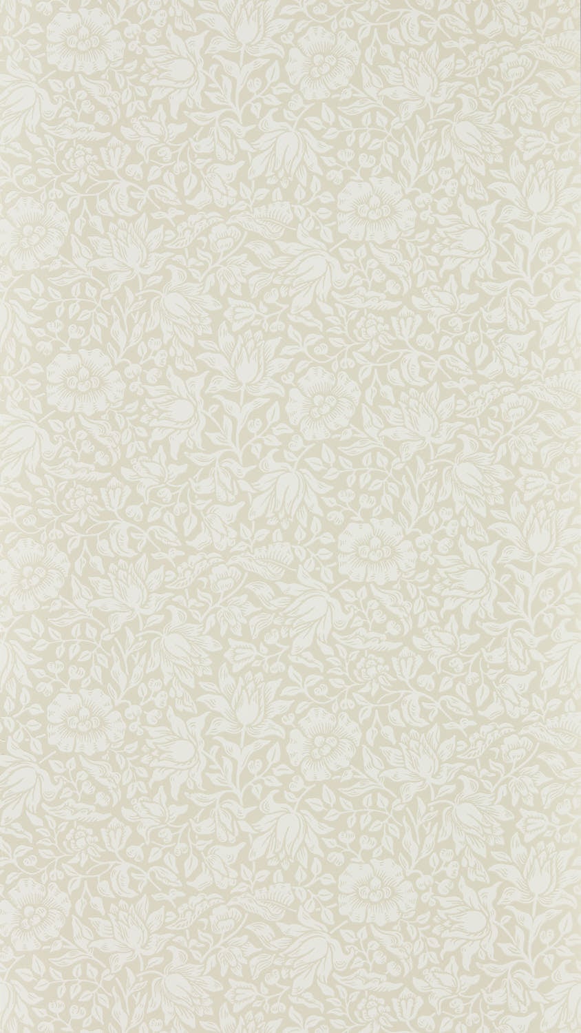 Morris & Co - Mallow Cream Ivory Melsetter Wallpapers