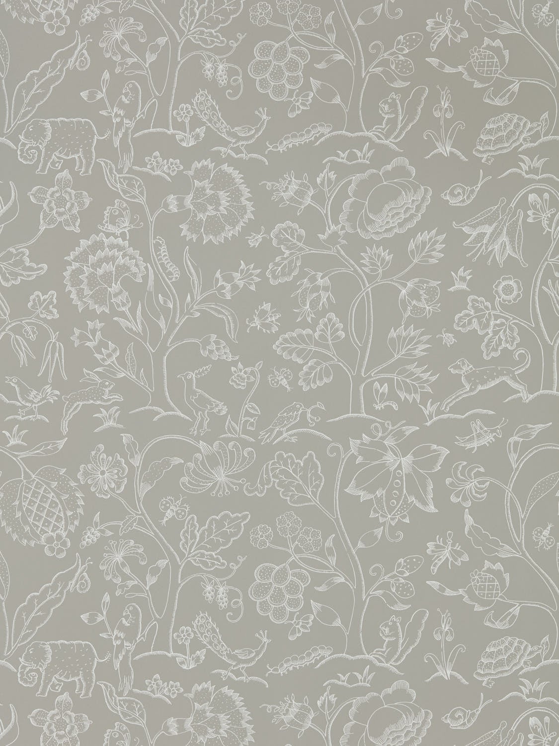 Morris & Co - Middlemore Linen Chalk Melsetter Wallpapers