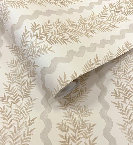 Intrade - Pipkin Stripe Natural Tales of the Manor Tapet