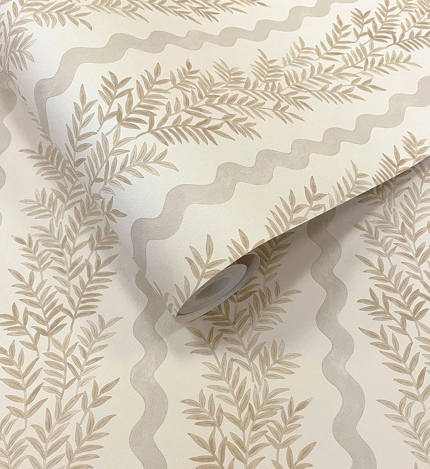 Intrade - Pipkin Stripe Natural Tales of the Manor Tapet