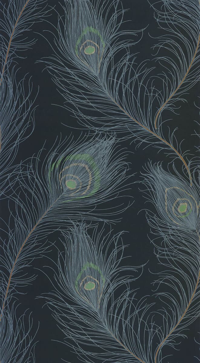 Casadeco - Revue Bleu Petrole / Vert Annees Folles