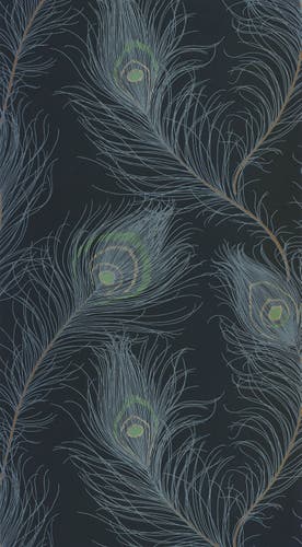 Casadeco - Revue Bleu Petrole / Vert Annees Folles