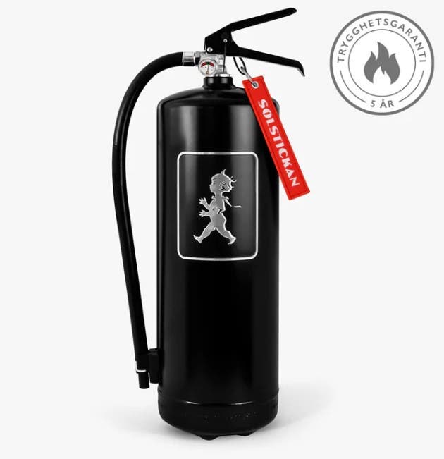 Brandsläckare 6 kg Svart/Silver