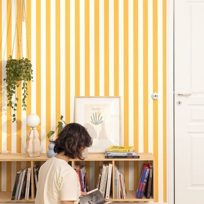 Caselio - Little Lines Jaune Soleil Basics