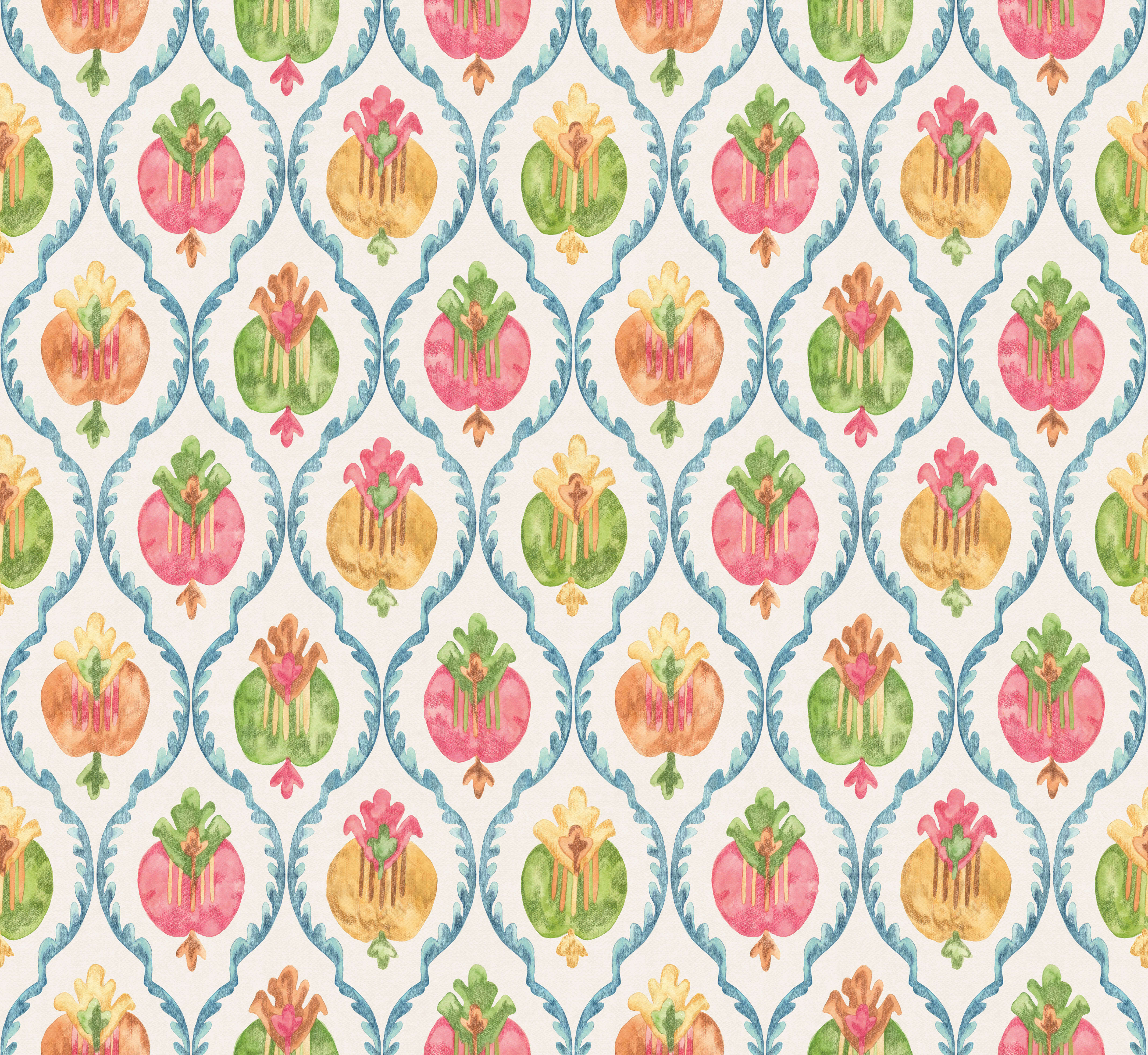 Osborne & Little Mysore Ivory/Multi