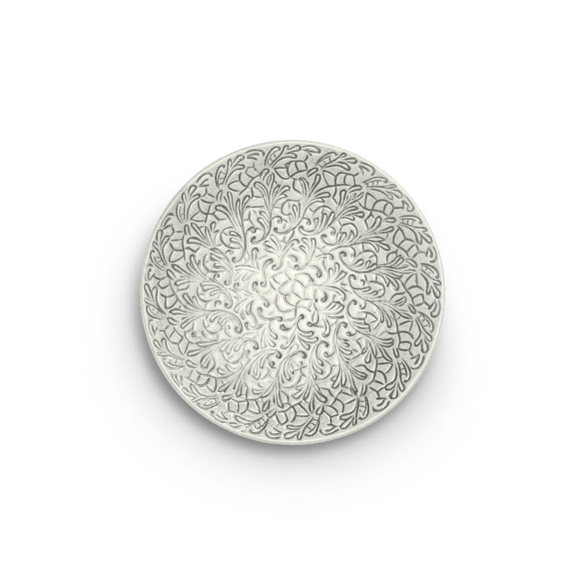 Lace Tallrik 20 cm Grå