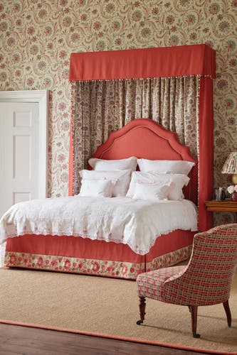 Nina Campbell - Nes Baville Red/Teal