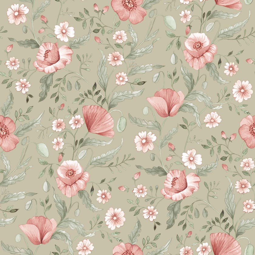 Midbec Tapeter - Trädgårdsblommor