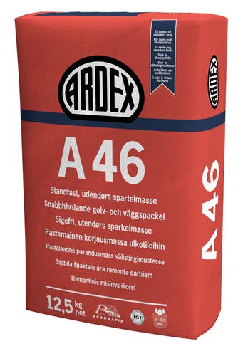 Ardex A46 Reparationsspackel, inom- och utomhus