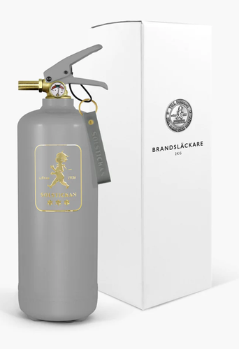 Brandsläckare 2 kg Grå/Guld