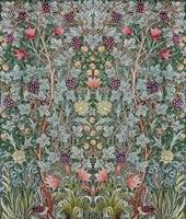 Midbec Tapeter - Vine Embroidery