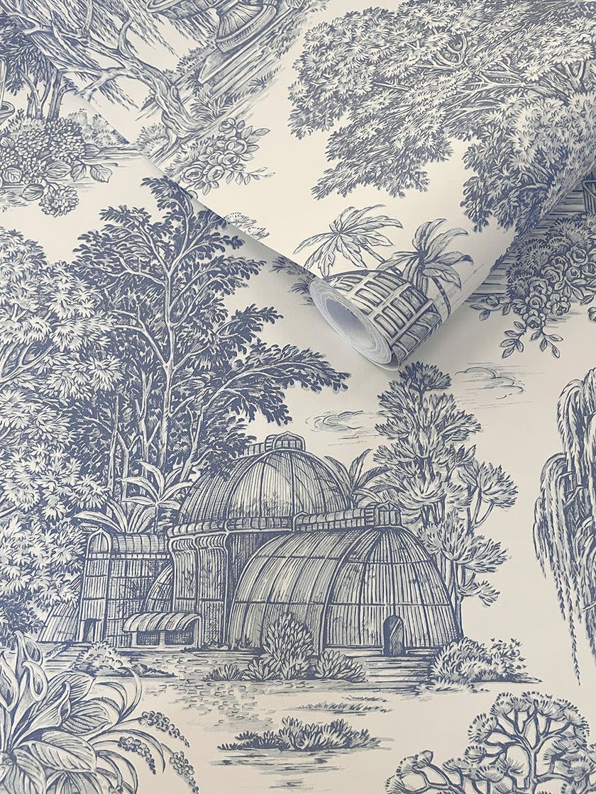 Intrade - Blenheim Blue Tales of the Manor Tapet