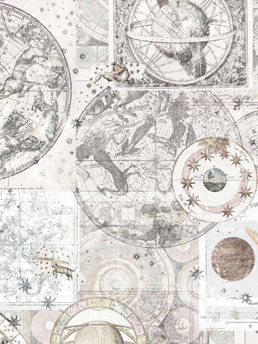 Boråstapeter - Vintage Star Map