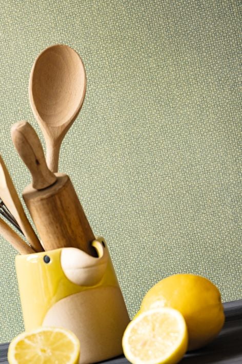 Caselio - Uni Mat Vert Jaune Damier