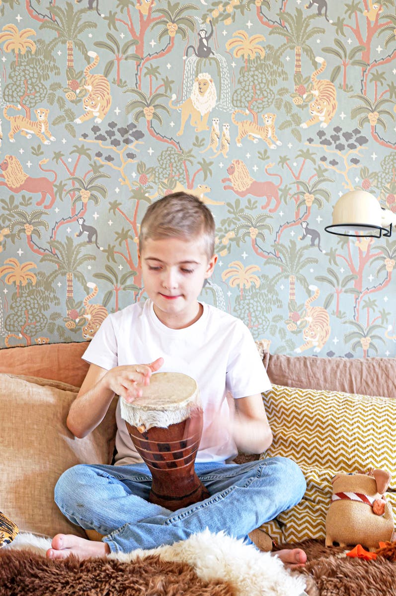 Majvillan - Jungle Glow Tropical Blue