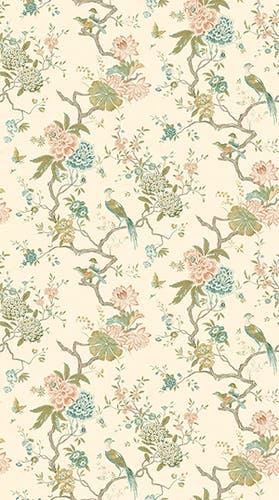 GP&J Baker - Original Oriental Bird Antique BW45128-6