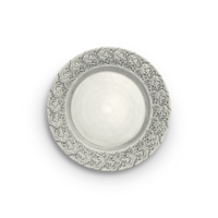 Lace Tallrik 25 cm Grå