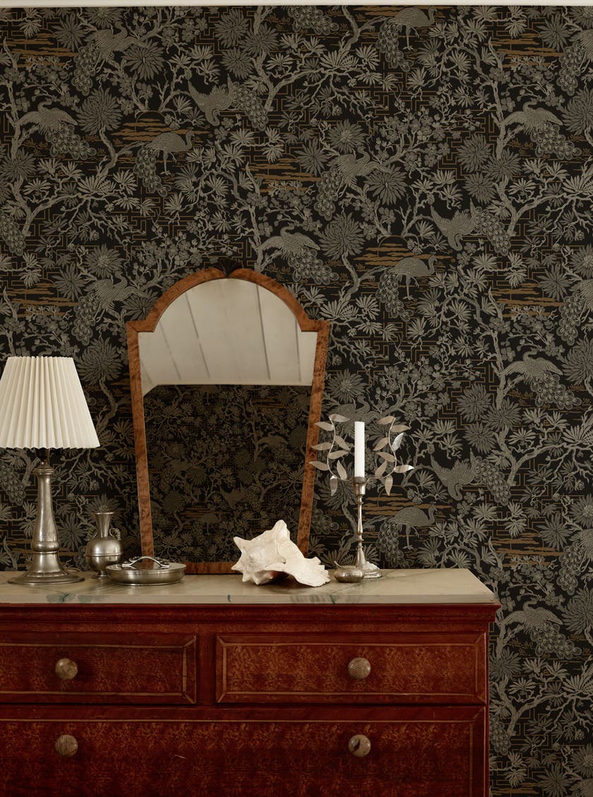 Brunnsgatan Svart Gammalsvenska Papper