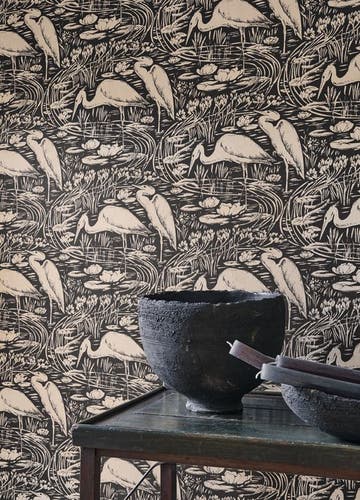 Casadeco - Euphrate Noir Reglisse Babylone Cad