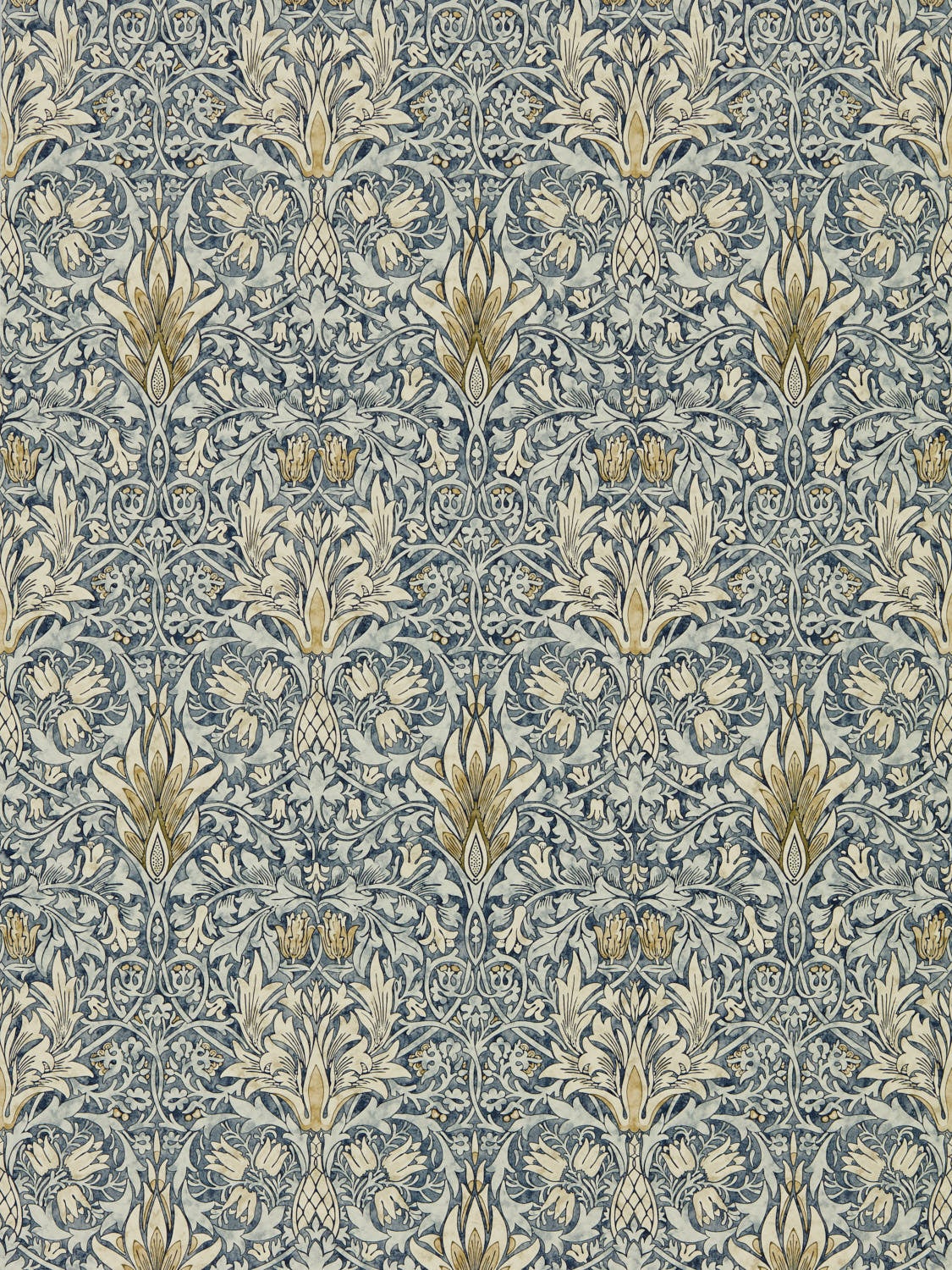 Morris & Co - Snakeshead Indigo/Cumin Morris 160th Anniversary