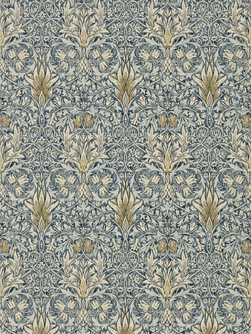 Morris & Co - Snakeshead Indigo/Cumin Morris 160th Anniversary