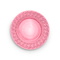 Lace Tallrik 32 cm Rosa