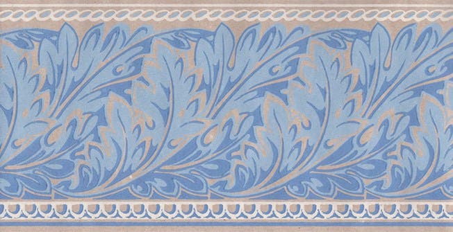 Lim & Handtryck - Viktoria I - Kvist/Blå B13-40